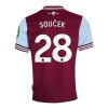 Oficiální Fotbalový Dres West Ham United Soucek 28 Domácí 2024-25 pro Muži